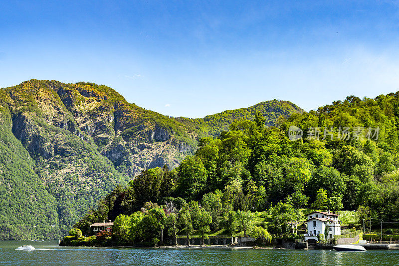 科莫湖(Lake Como)的水边房产。